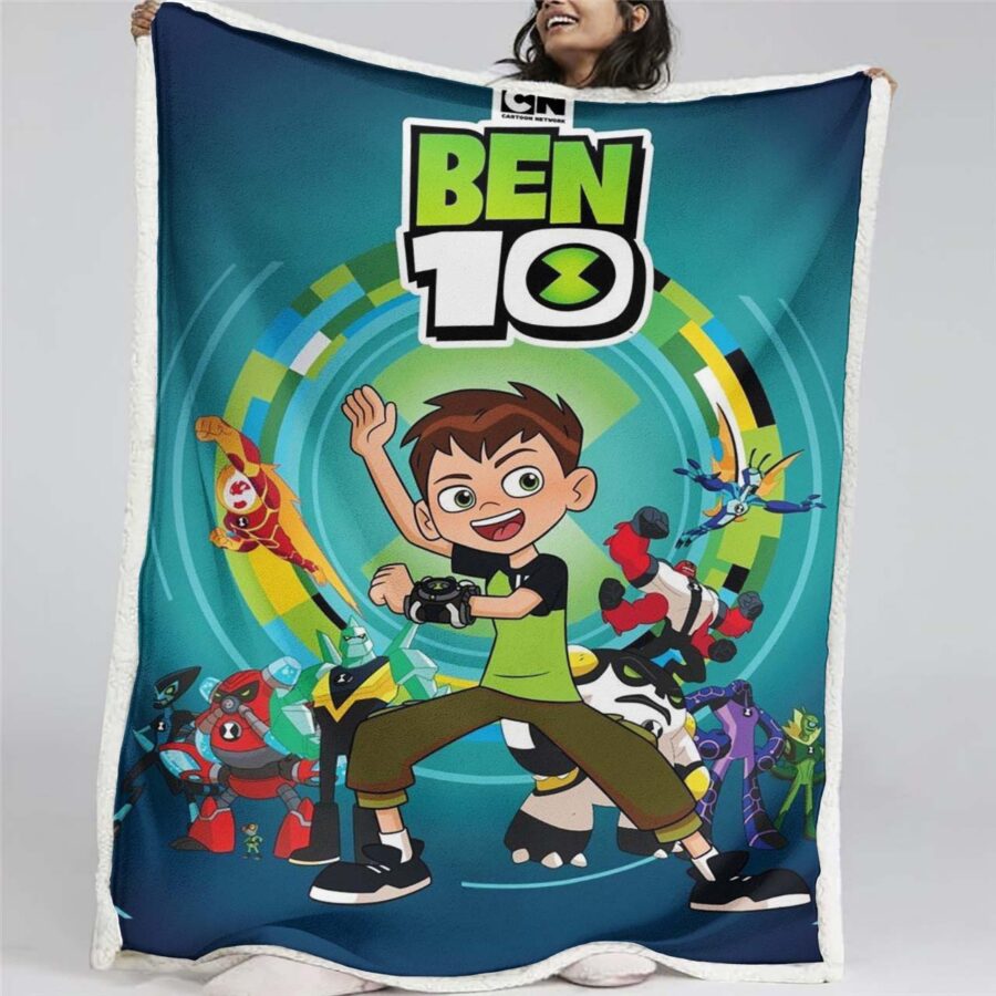Ben 10 Alle Charaktere 10 Decke - Fleecedecke