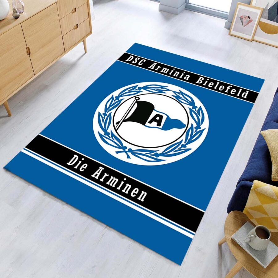 DSC Arminia Bielefeld Fc blauer Stil für Fan Teppich
