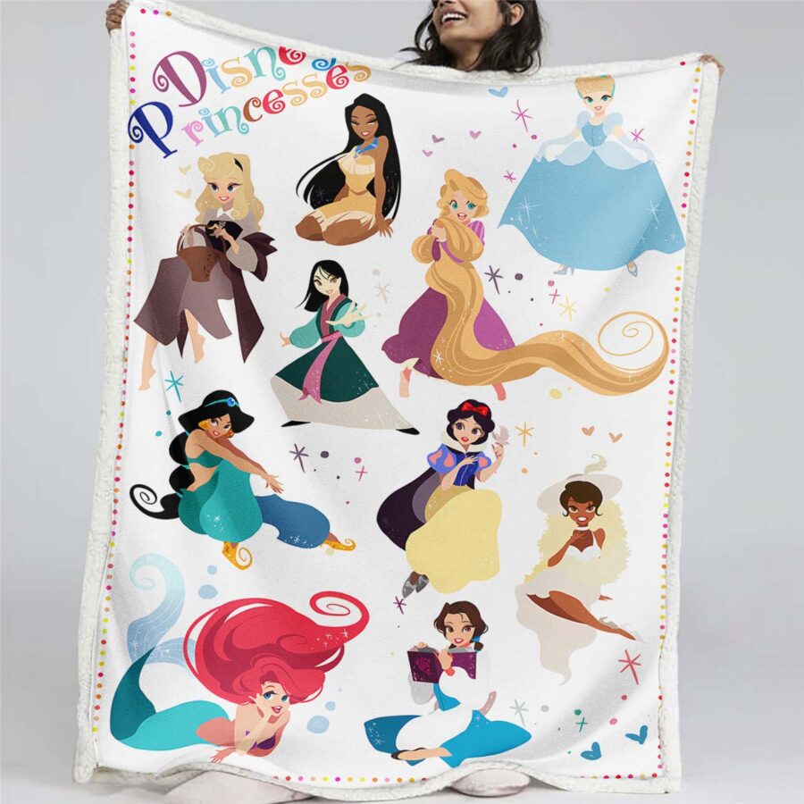 Disney Prinzessin 20 Decke - Fleecedecke