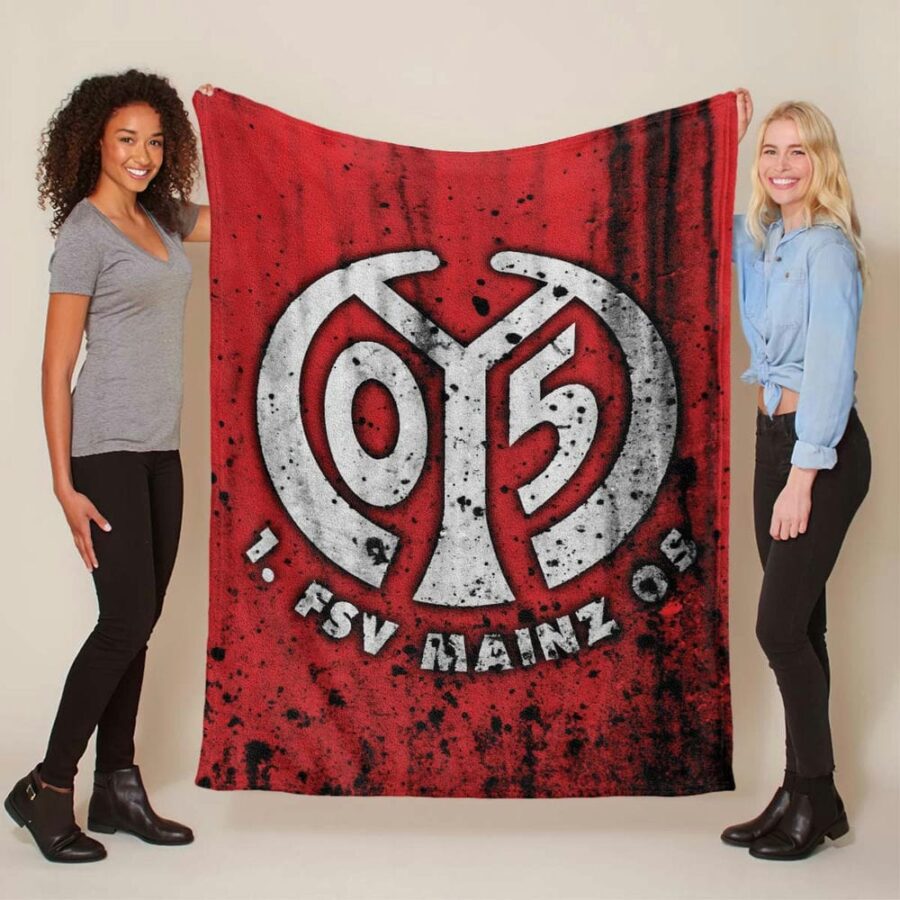 FSV Mainz 05 Fußballverein M09 Fleecedecke - Decke