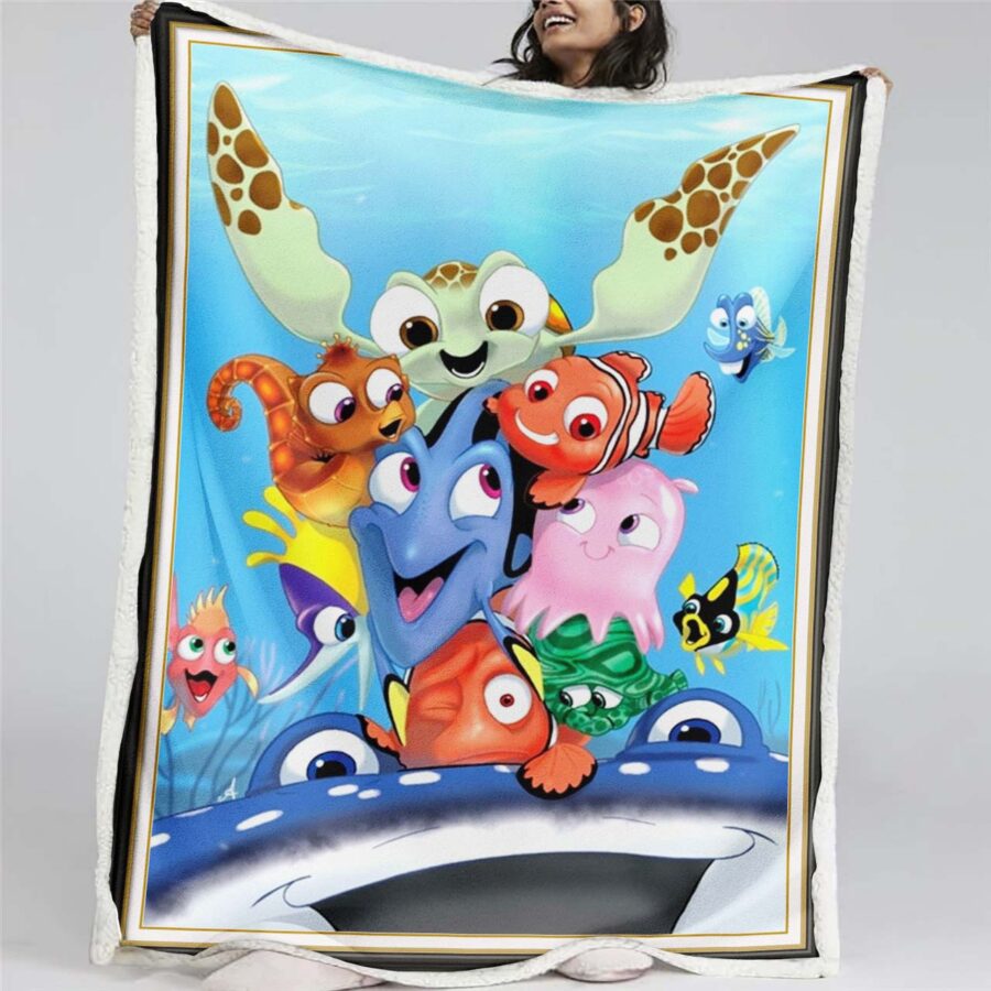 Findet Nemo 10 Decke - Fleecedecke