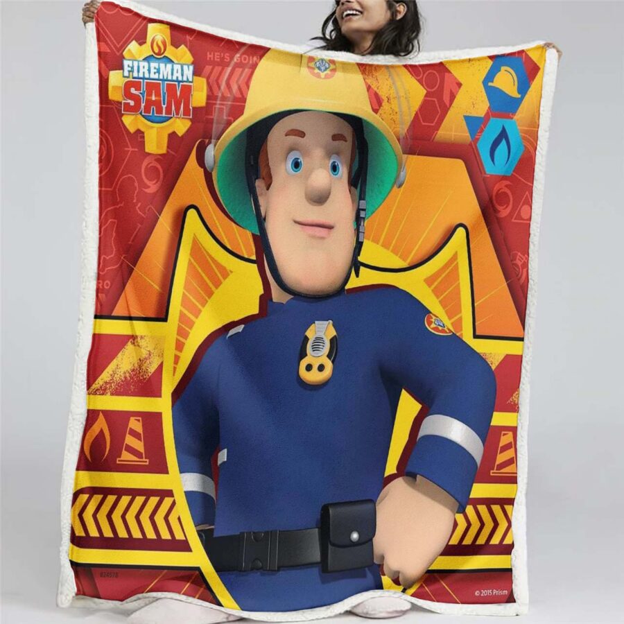 Feuerwehrmann Sam Charaktere 14 Decke - Fleecedecke
