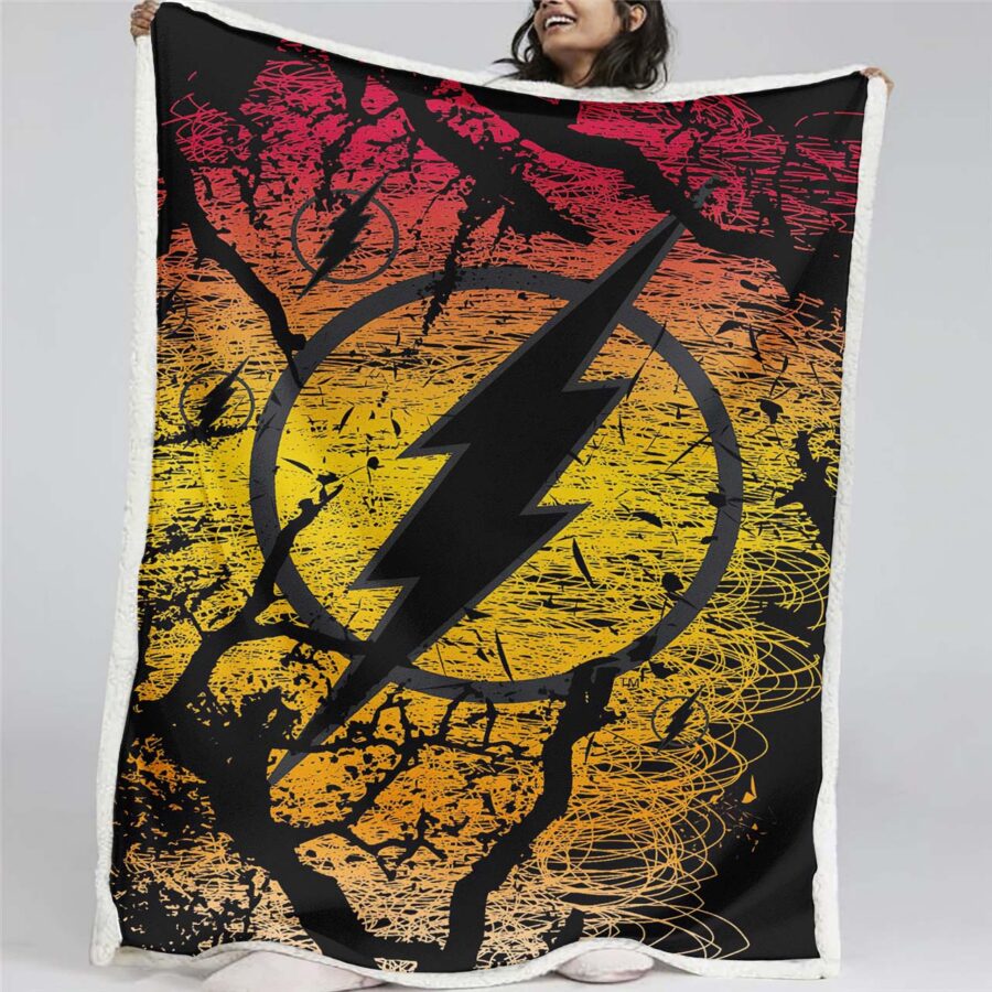 Flash-DC-Comics 12 Decke - Fleecedecke