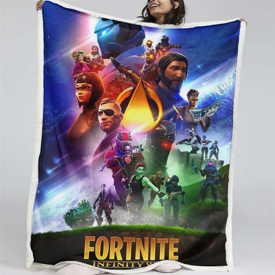Fortnite Alle Charaktere Infinity War Decke - Fleecedecke