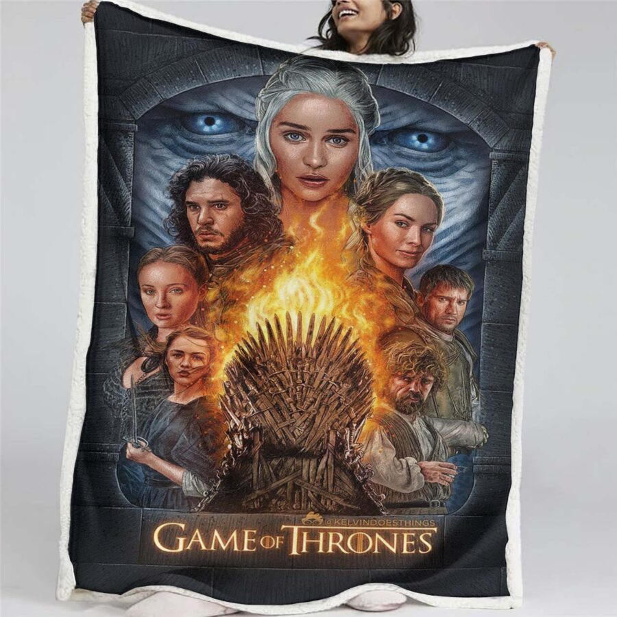 Game Of Thrones-Charakter „Winter Is Coming“ 06 Decke - Fleecedecke