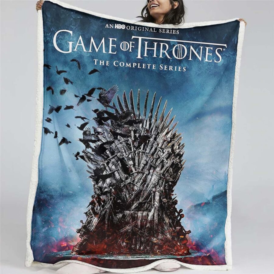 Game Of Thrones: Der Eiserne Thron 03 Decke - Fleecedecke