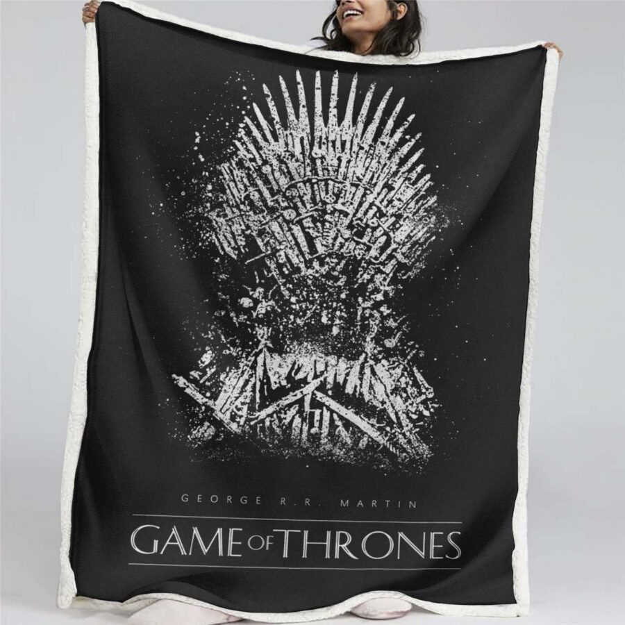Game Of Thrones: Der Eiserne Thron 04 Decke - Fleecedecke