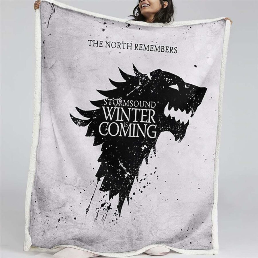 Game of Thrones: Der Winter kommt 02 Decke - Fleecedecke