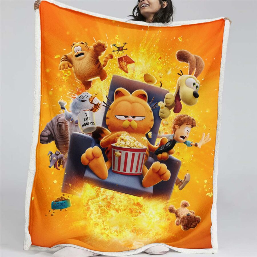 Garfield 03 Decke - Fleecedecke