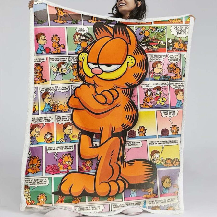 Garfield 08 Decke - Fleecedecke