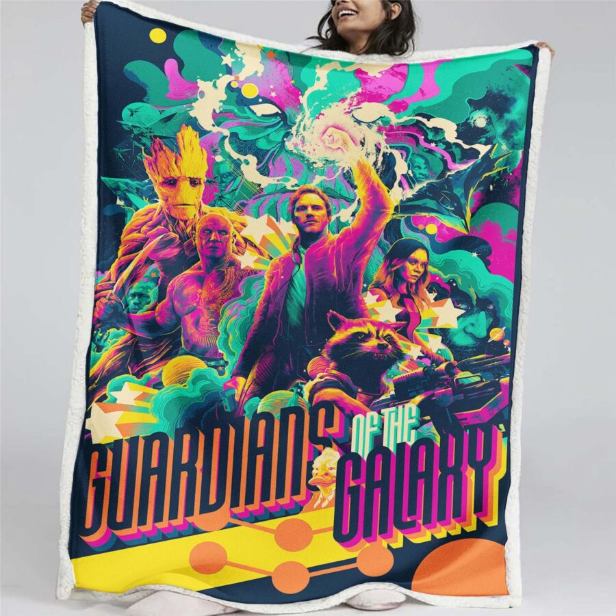 Guardians Galaxy Marvel Decke - Fleecedecke