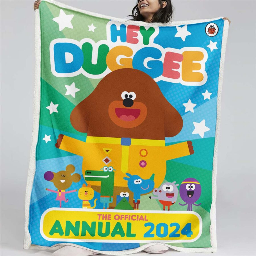 Hey Duggee Charaktere 05 Decke - Fleecedecke