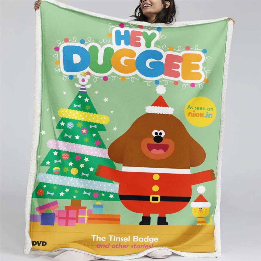 Hey Duggee Charaktere Weihnachten 10 Decke - Fleecedecke
