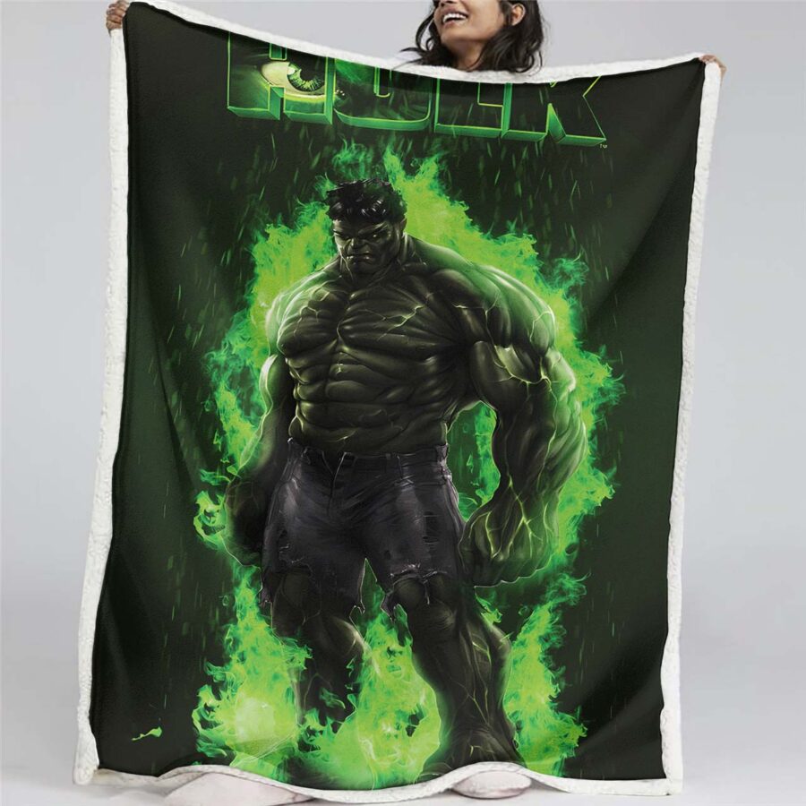 Marvel-Hulk 01 Decke - Fleecedecke