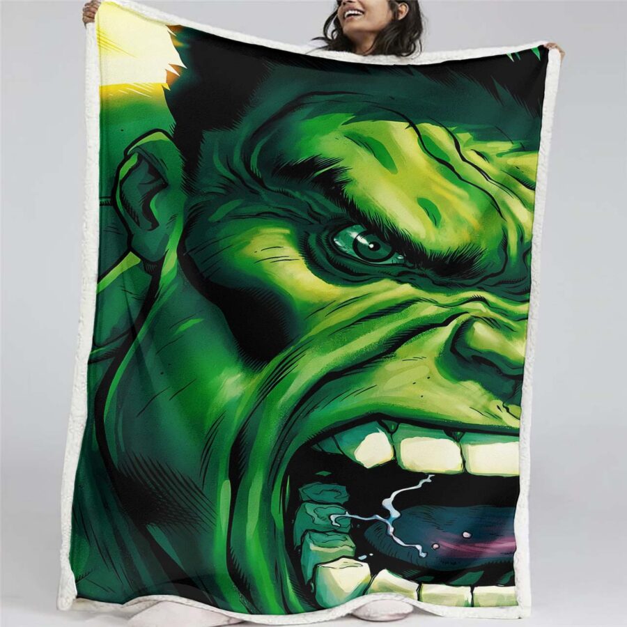 Marvel-Hulk 03 Decke - Fleecedecke