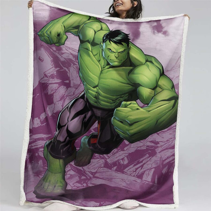 Marvel-Hulk 04 Decke - Fleecedecke
