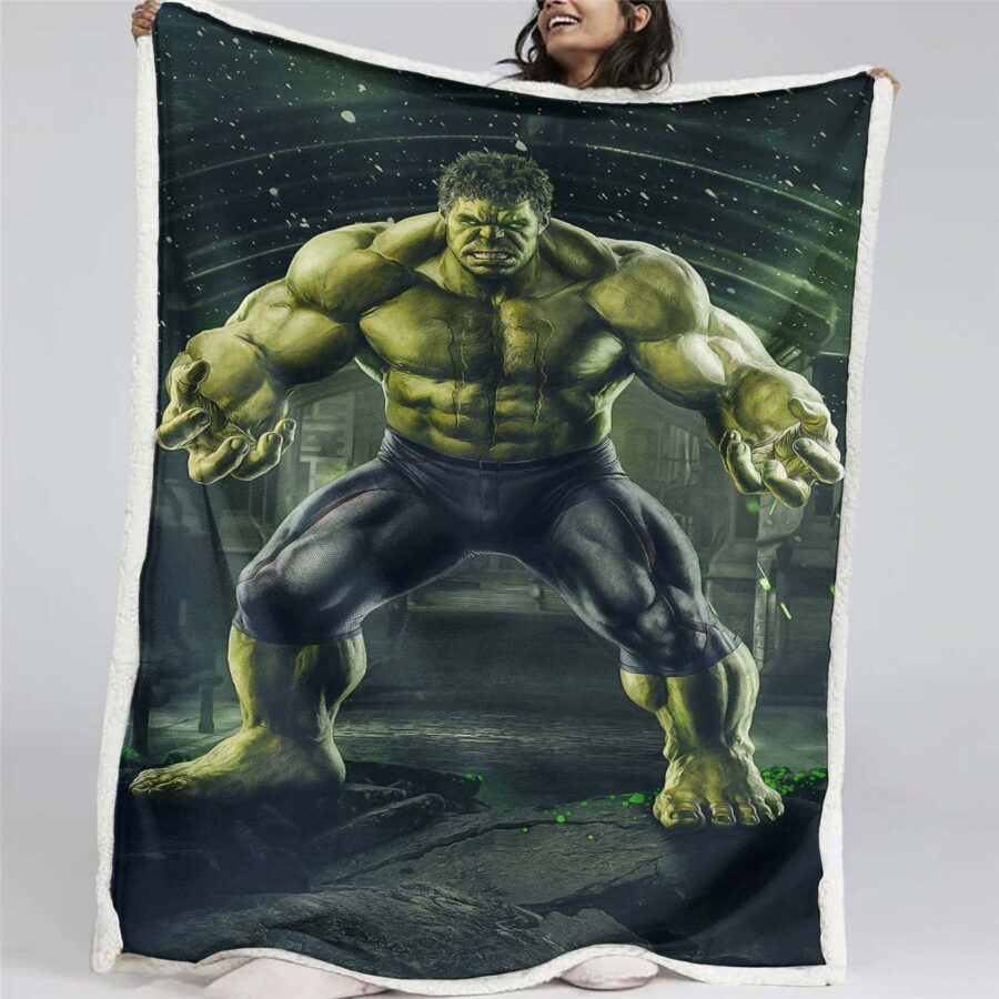 Marvel-Hulk 08 Decke - Fleecedecke
