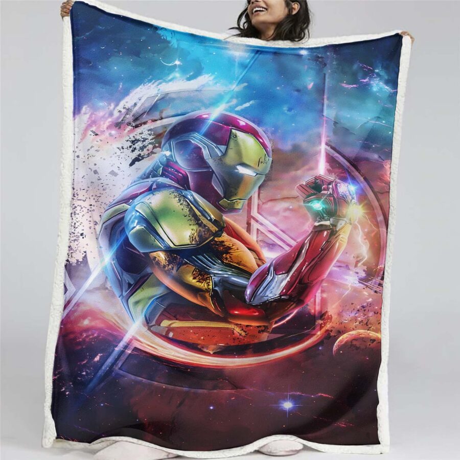 Iron Man Marvel 05 Decke - Fleecedecke