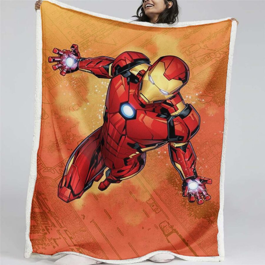 Iron Man Marvel 07 Decke - Fleecedecke