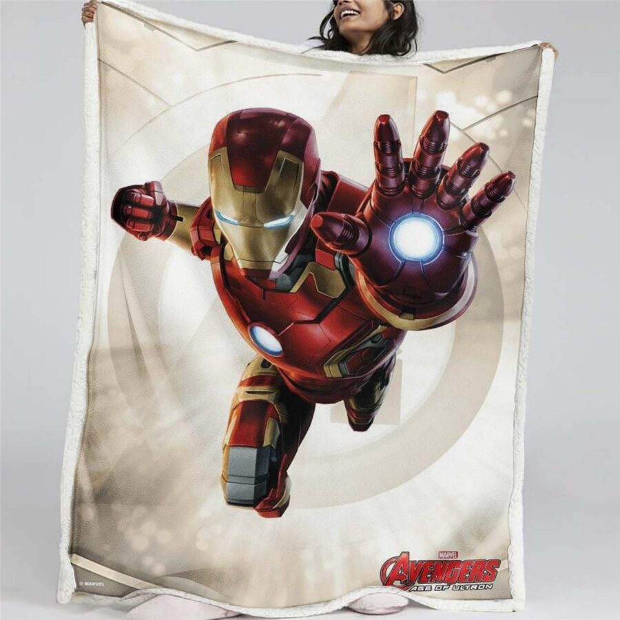 Iron Man Marvel 10 Decke - Fleecedecke