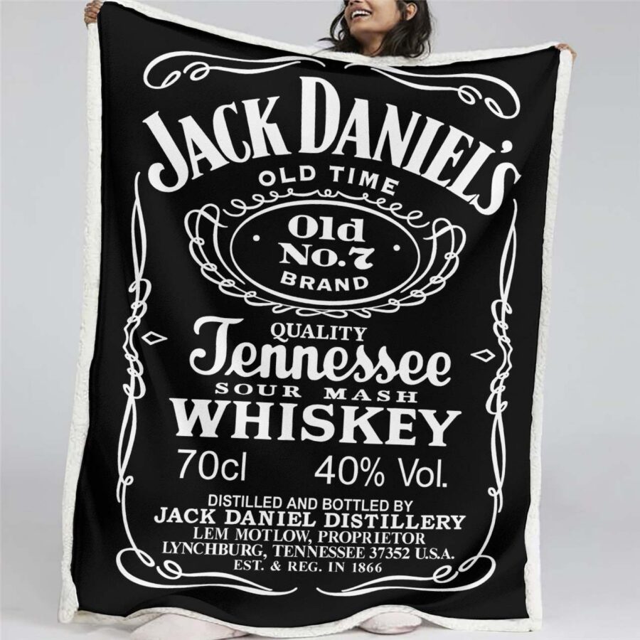 Jack Daniels Nr. 7 1 Decke - Fleecedecke