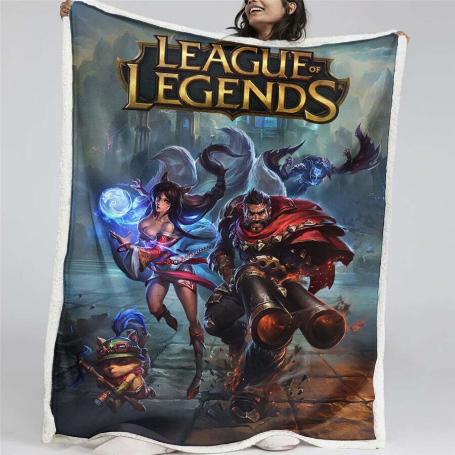 League of Legends Alle Charaktere 04 Decke - Fleecedecke