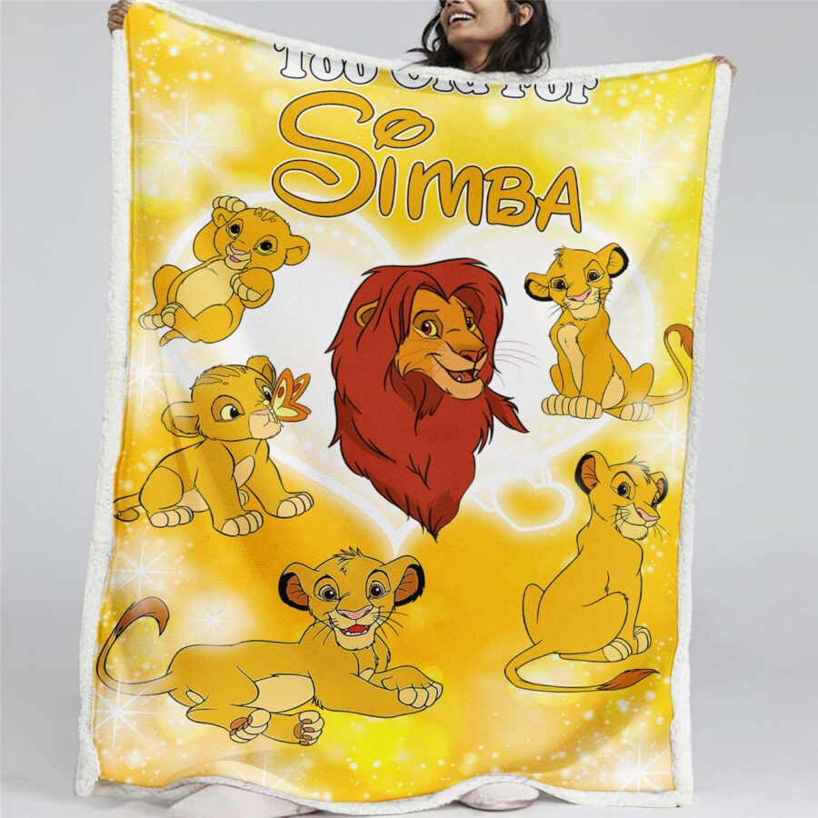 König der Löwen – zu alt für Simba Decke - Fleecedecke