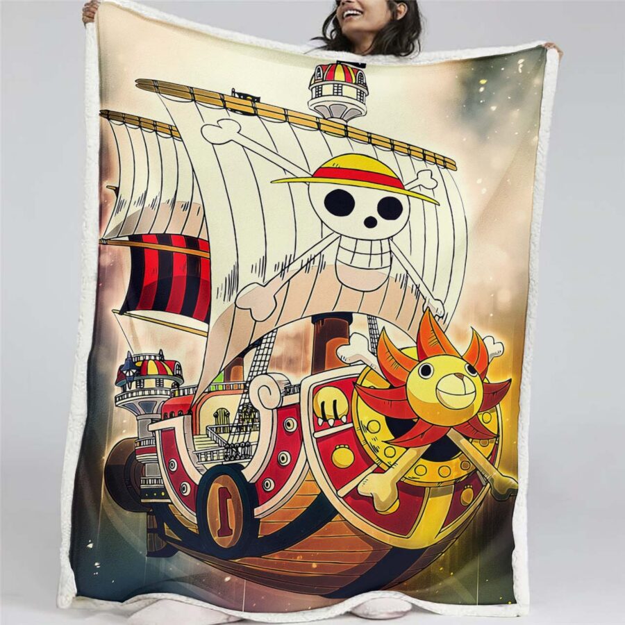 Ruffy und One Piece, alle Charaktere 17 Decke - Fleecedecke