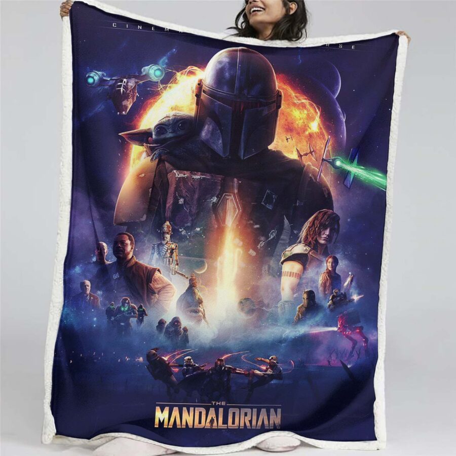 Mandalorian 04 Decke - Fleecedecke