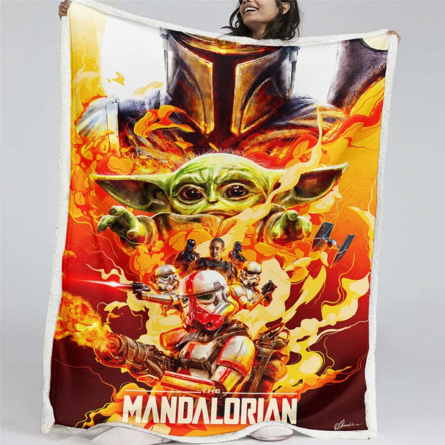 Mandalorian 09 Decke - Fleecedecke