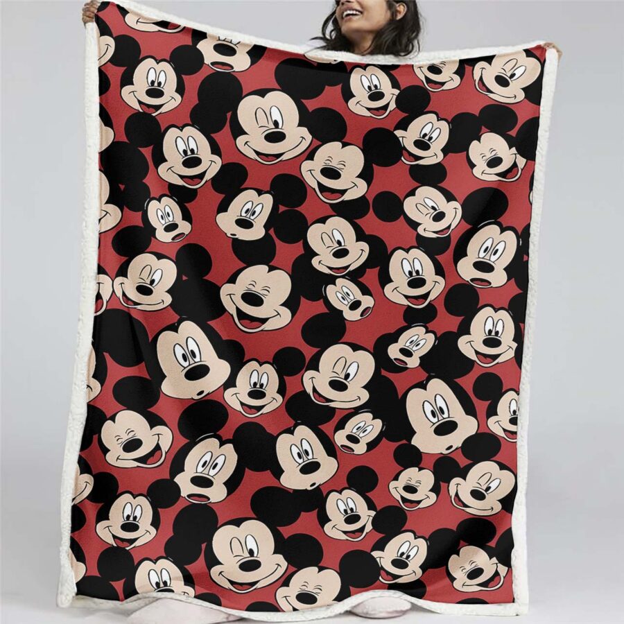 Micky Maus 3 Decke - Fleecedecke