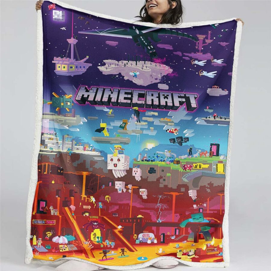 Minecraft MC 03 Decke - Fleecedecke