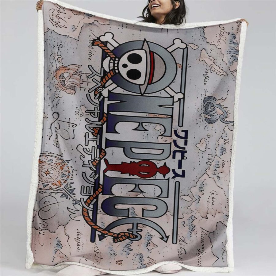 Monkey D. Ruffy One Piece 07 Decke - Fleecedecke