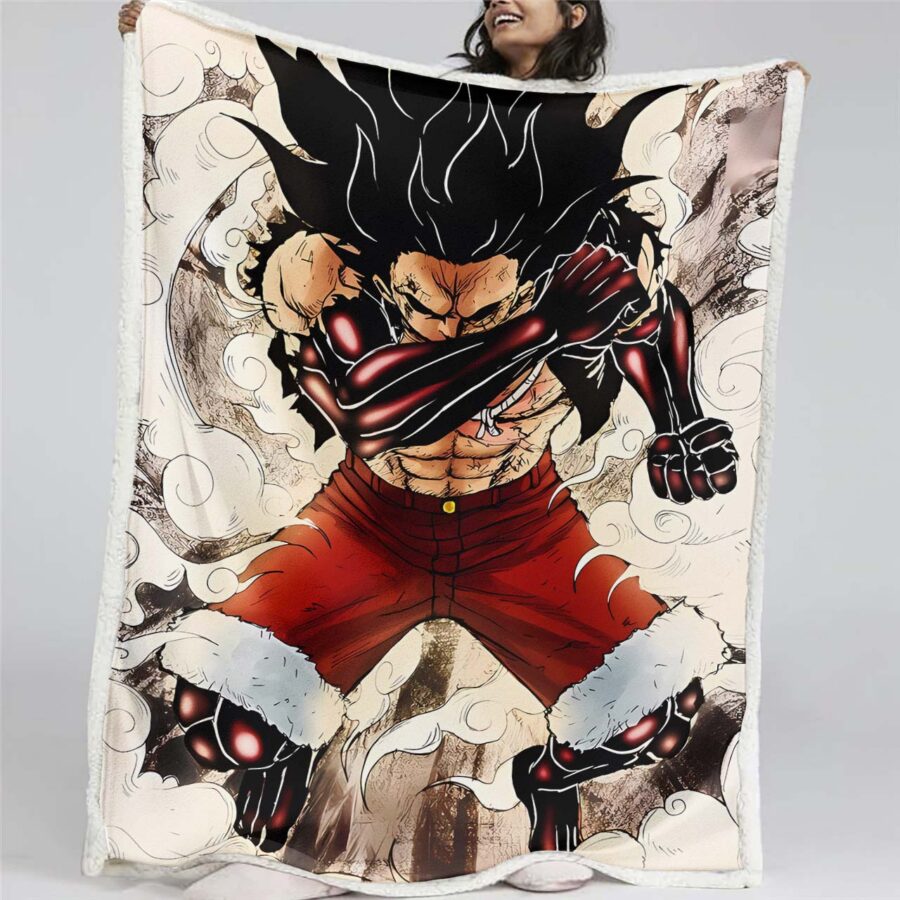 Monkey D. Ruffy One Piece 14 Decke - Fleecedecke