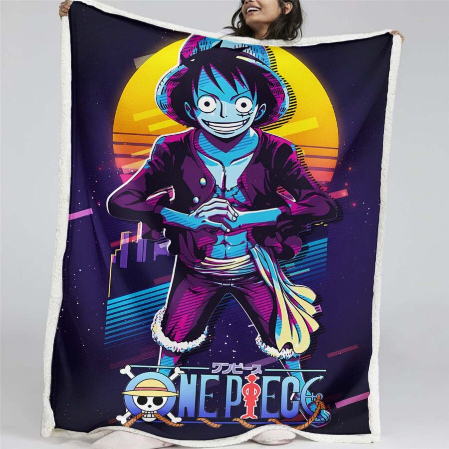 Monkey D. Ruffy One Piece 16 Decke - Fleecedecke