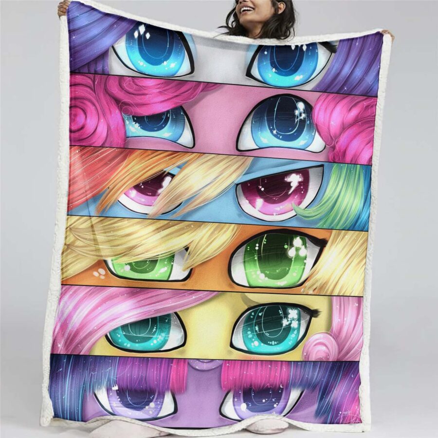 My Little Pony Alle Charaktere 11 Decke - Fleecedecke