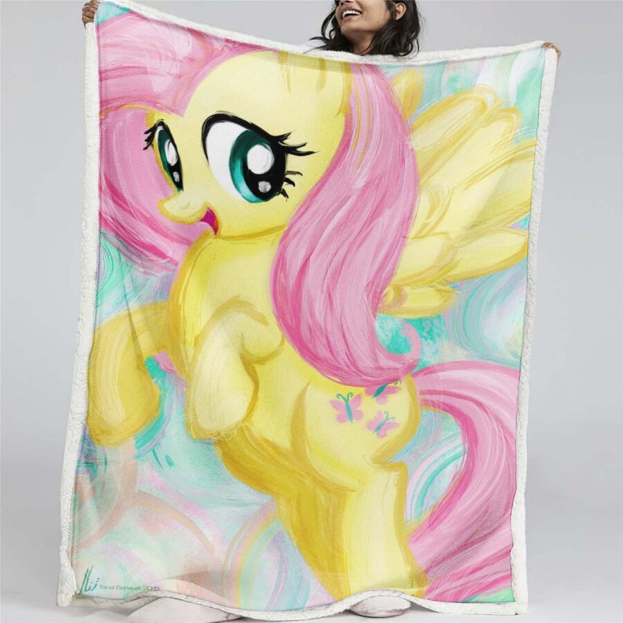 My Little Pony, gelbes Einhorn Decke - Fleecedecke