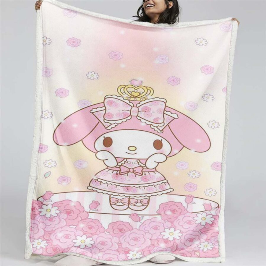 Meine Melodie Süßes Hello Kitty 05 Decke - Fleecedecke