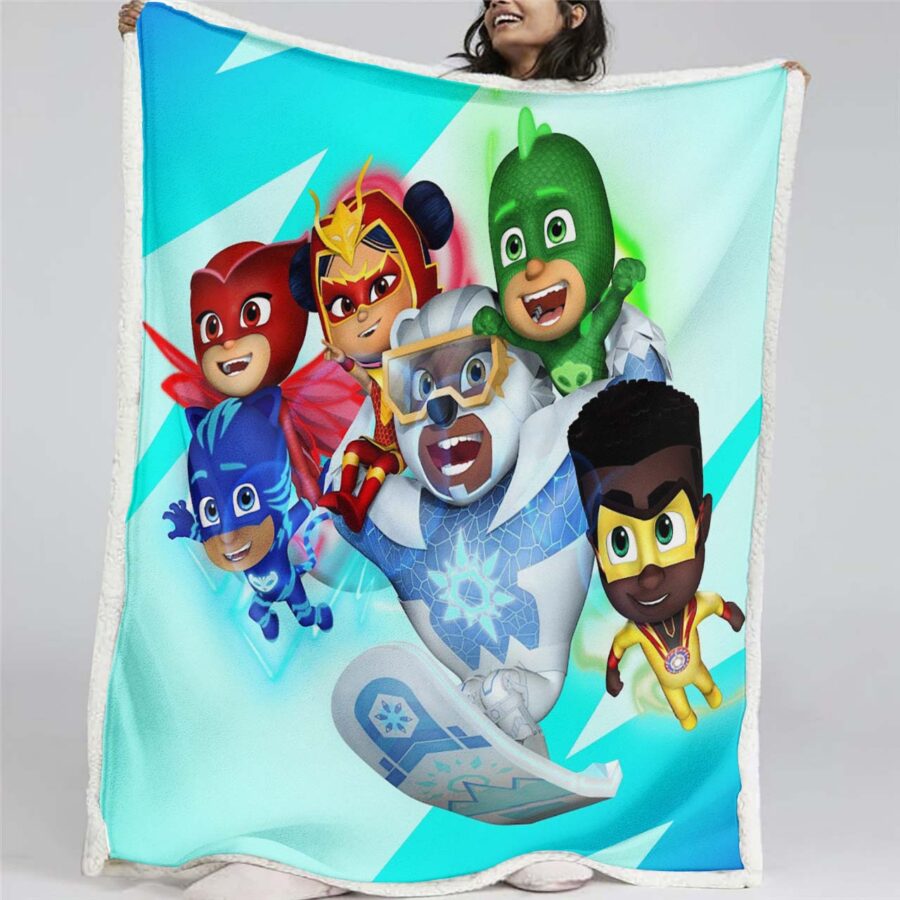PJ Masks Alle Charaktere 03 Decke - Fleecedecke