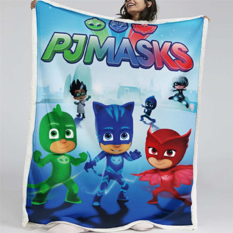 PJ Masks Alle Charaktere 04 Decke - Fleecedecke