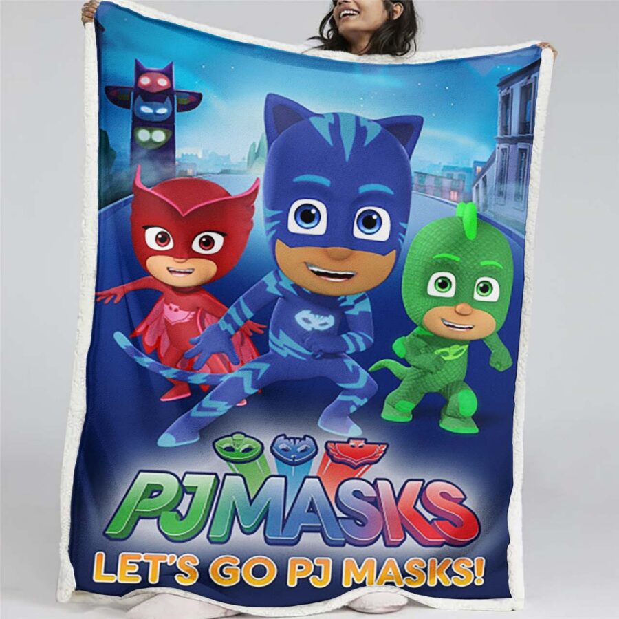 PJ Masks Alle Charaktere Auf geht’s zu PJ Masks 07 Decke - Fleecedecke