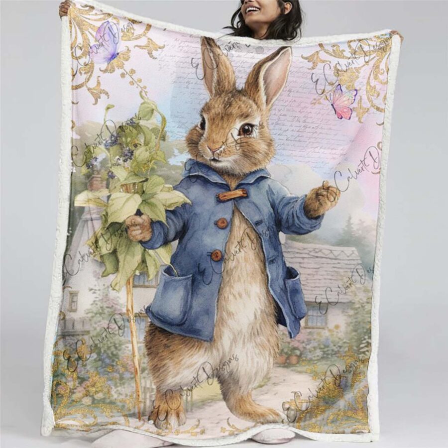 Peter Hase 01 Decke - Fleecedecke