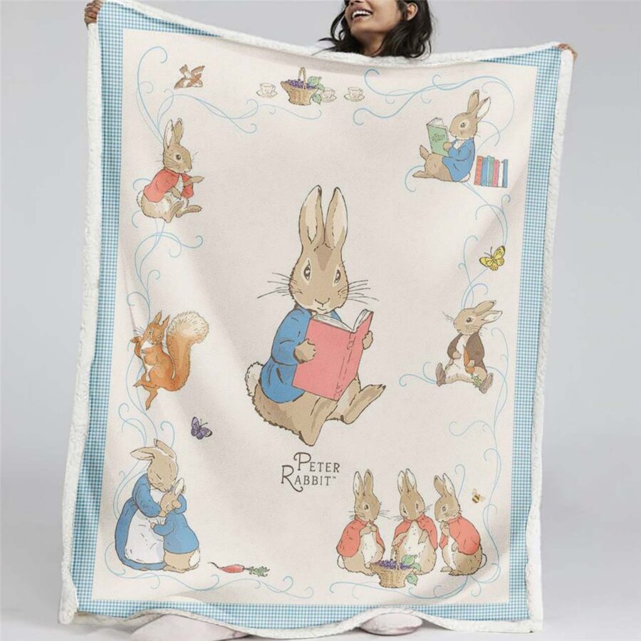 Peter Hase 02 Decke - Fleecedecke