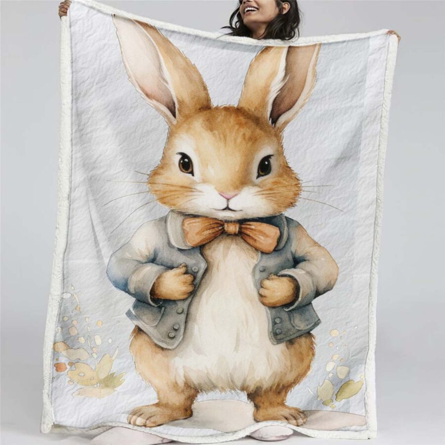 Peter Hase 03 Decke - Fleecedecke