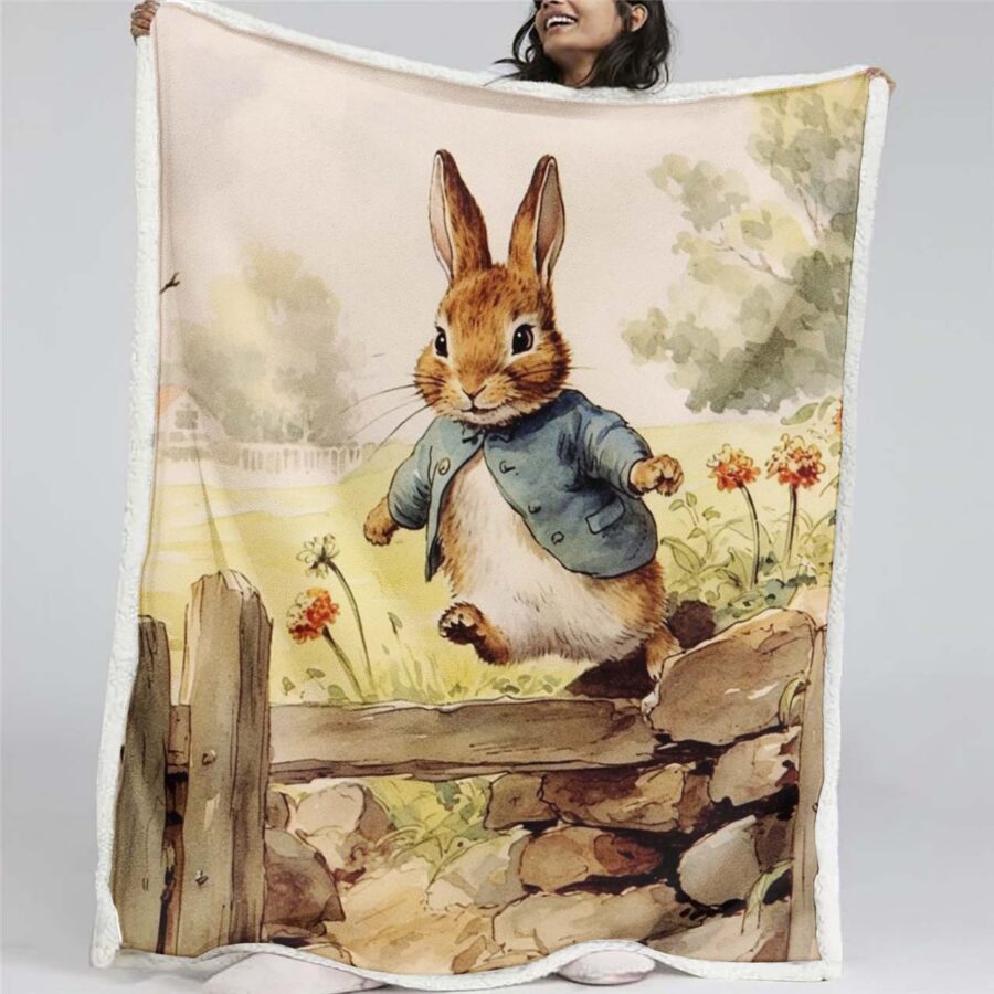 Peter Hase 04 Decke - Fleecedecke