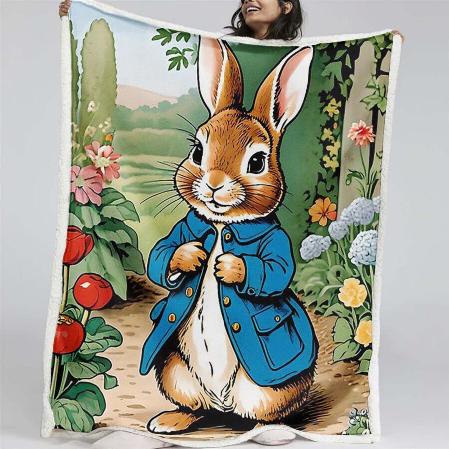 Peter Hase 06 Decke - Fleecedecke