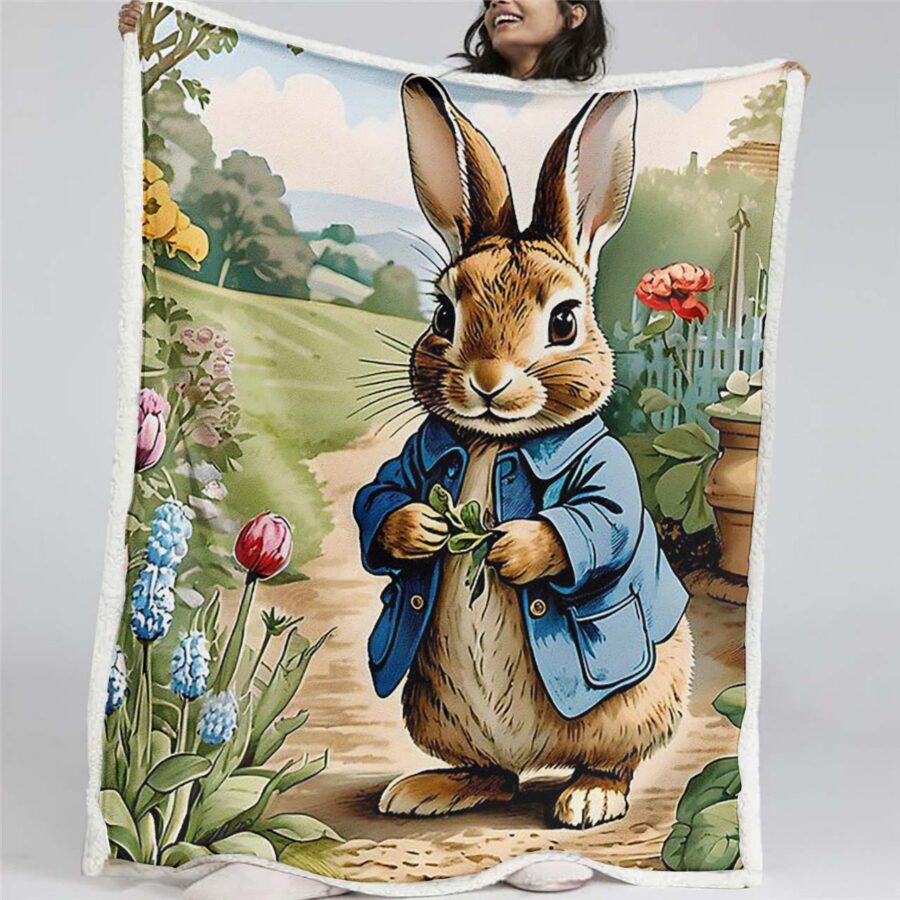 Peter Hase 07 Decke - Fleecedecke