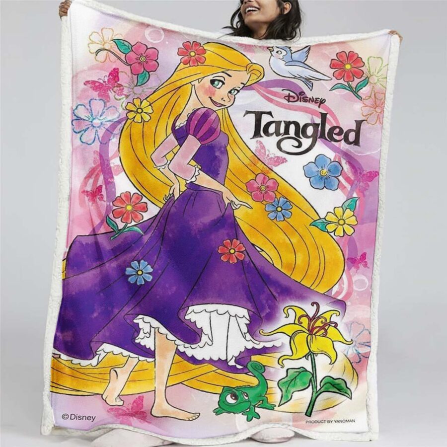 Rapunzel - Die verföhnte Prinzessin 02 Decke - Fleecedecke