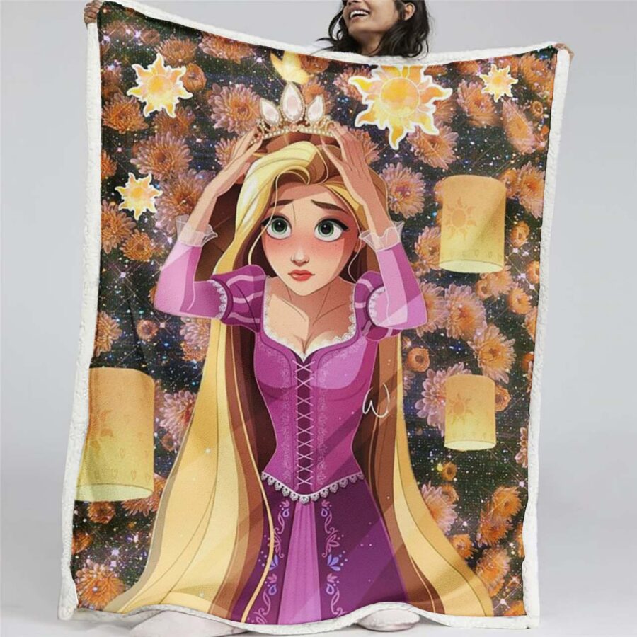 Rapunzel - Die verföhnte Prinzessin 05 Decke - Fleecedecke