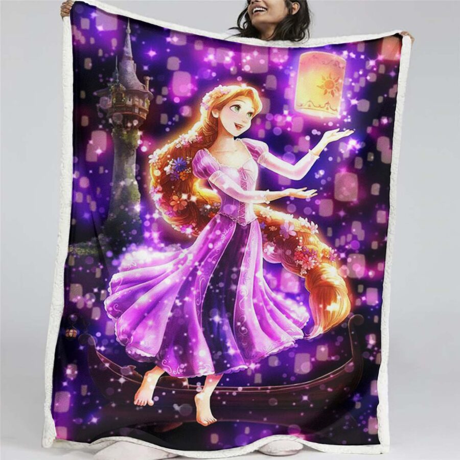 Rapunzel - Die verföhnte Prinzessin 06 Decke - Fleecedecke